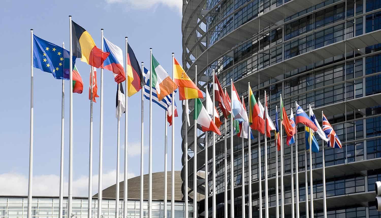 Image of country flags of European Union signifying countries getting prepared for GDPR