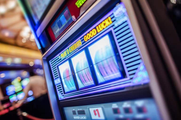 Image of jackpot machine signifying the new security scare of jackpotting attacks on ATM machines