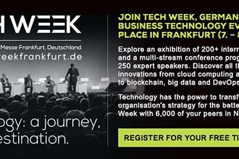 Germany's Largest Business Technology Event Taking Place in Frankfurt (Nov 7-8)