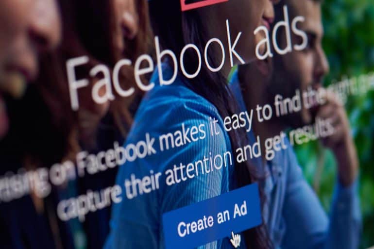 Facebook page for creating ads showing the privacy concern with the Facebook Portal device