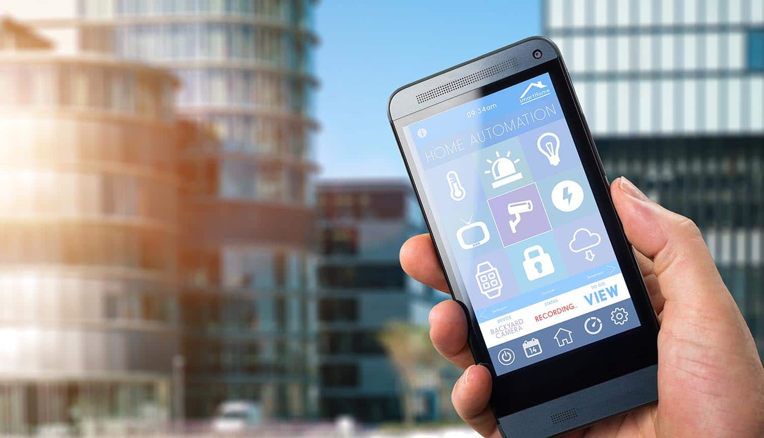 Smart house home automation devices showing need to ensure security when inviting automation into our homes