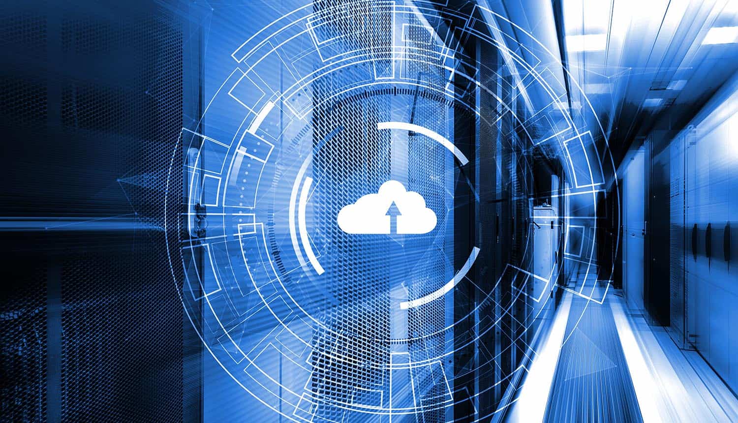Icon of data cloud storage in data center showing information exposure of over 80 million U.S. households in an unsecured cloud database