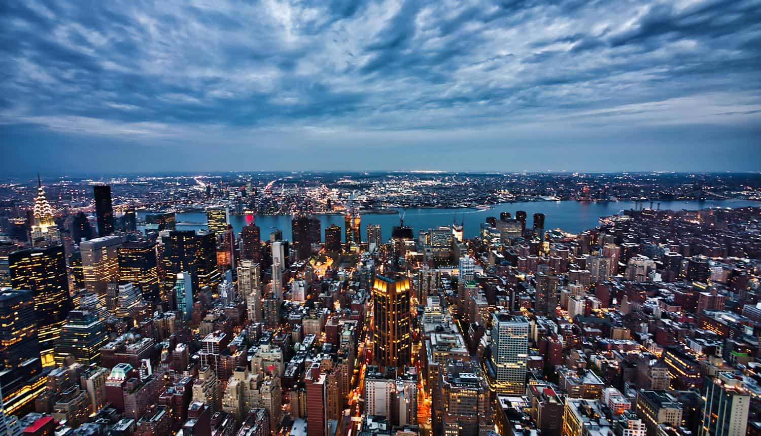 New York evening landscape showing the newly proposed New York Privacy Act which could be tougher than CCPA