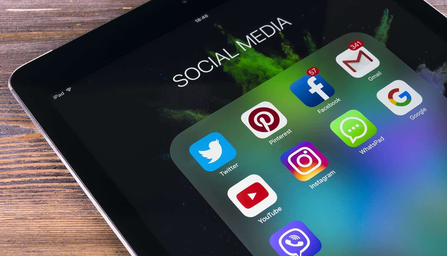 Social media applications on mobile phone showing social media platforms are the core problem to online trust