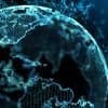 Globe in digital background showing the considerations when asking user's consent for online cookies and trackers