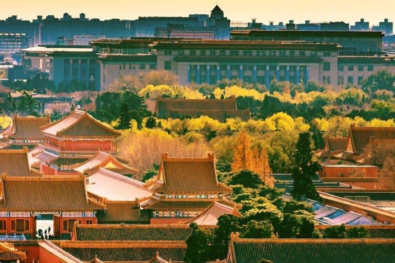 Great Hall of People in Beijing showing how the new China’s encryption law highlights cryptography as a strategic priority