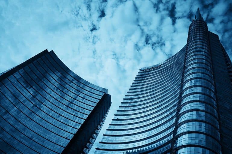 Picture of buildings in Milan showing the data breach at Italian bank UniCredit which exposed information of nearly 3 million customers