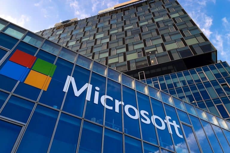 View of Microsoft office showing support behind #CCPA and tougher privacy laws