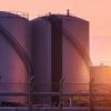 Picture of oil refinery plant showing the data wiper malware attack on Bahrain's National Oil Company linking to Iran