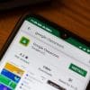 Google classroom app on mobile showing two Illinois schoolchildren suing Google over biometric data