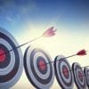 Targets hit in the center by arrows showing contextual targeting