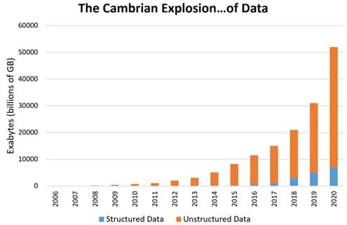 The Cambrian Explosion ... of Data