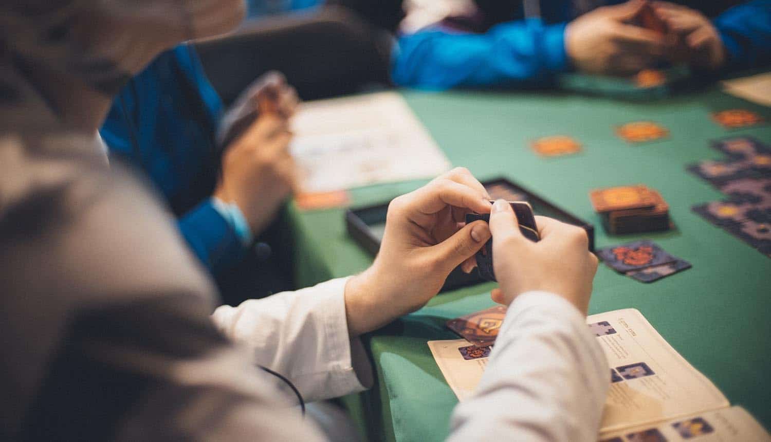 People playing in casino