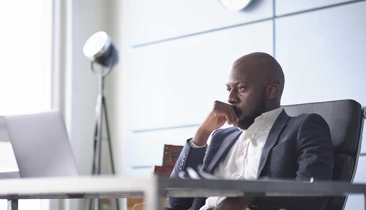 Legal counsel having difficult conversation with a client on dark patterns