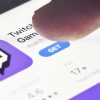 Twitch application opened in apple App Store showing data breach by hactivist