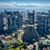 Rio de Janeiro downtown showing ransomware attack on health ministry and stolen vaccination data