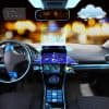 Car dashboard showing car hacking and vehicle data theft