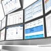 Network operations center showing cyber attacks on MSPs