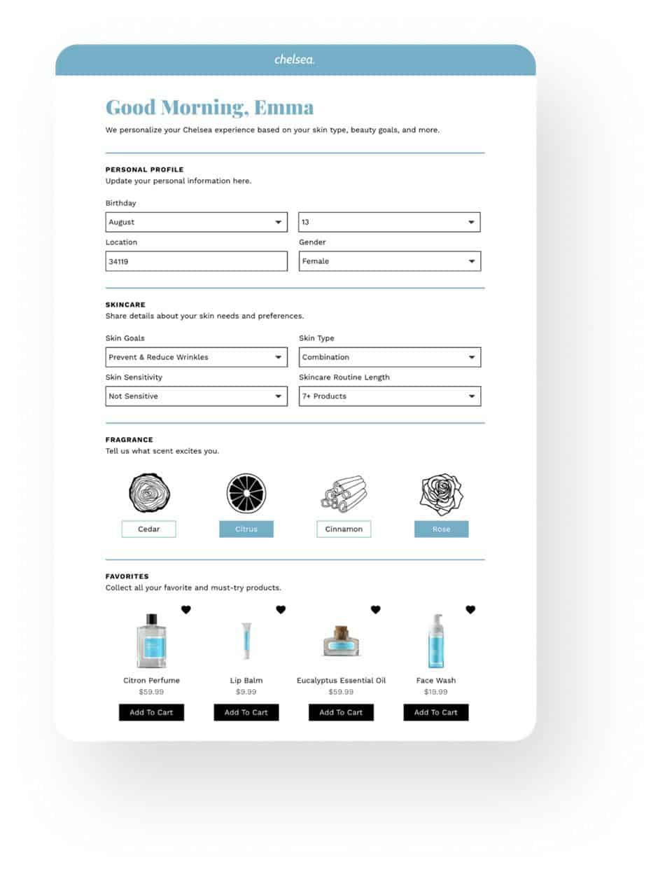 Customer Personalization