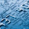 Details of credit card showing PSD2 for securing card payments