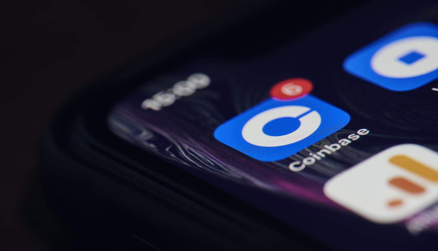 Coinbase mobile app on smartphone screen showing challenge on US Treasury sanction on Tornado Cash crypto mixer