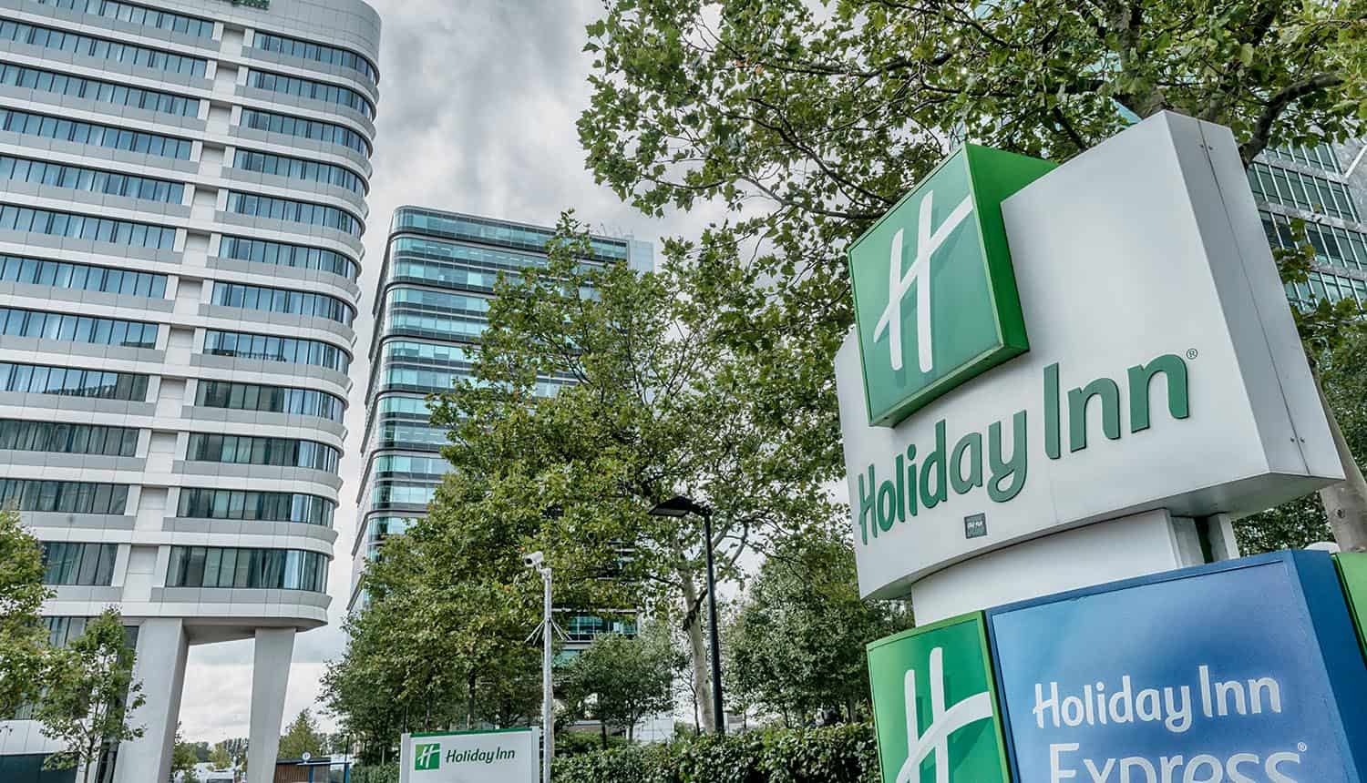 Holiday Inn hotel showing IHG cyber attack impacted hotel booking system