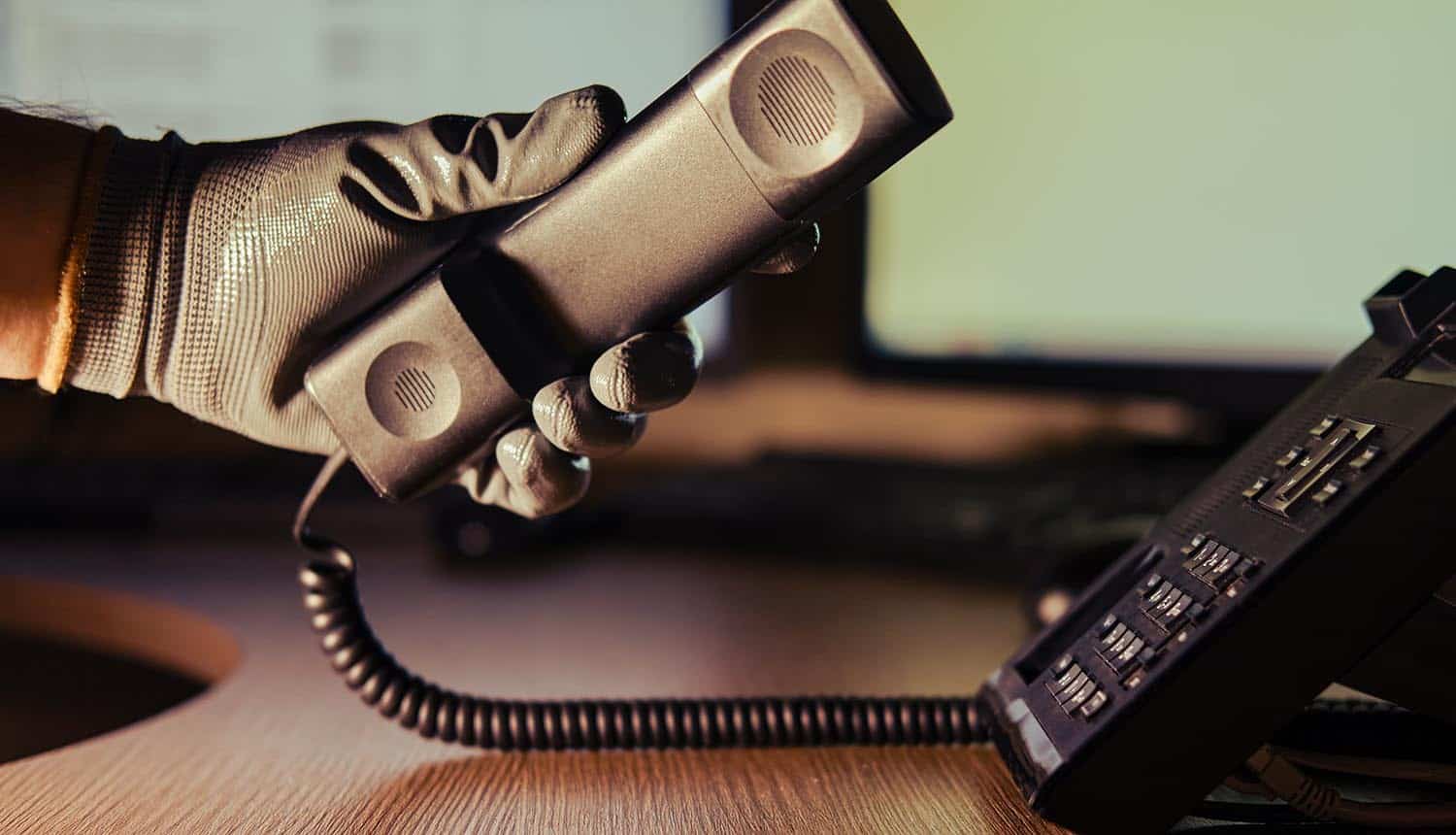 Telephone fraud by a criminal hacker showing Twilio hack from vishing attack