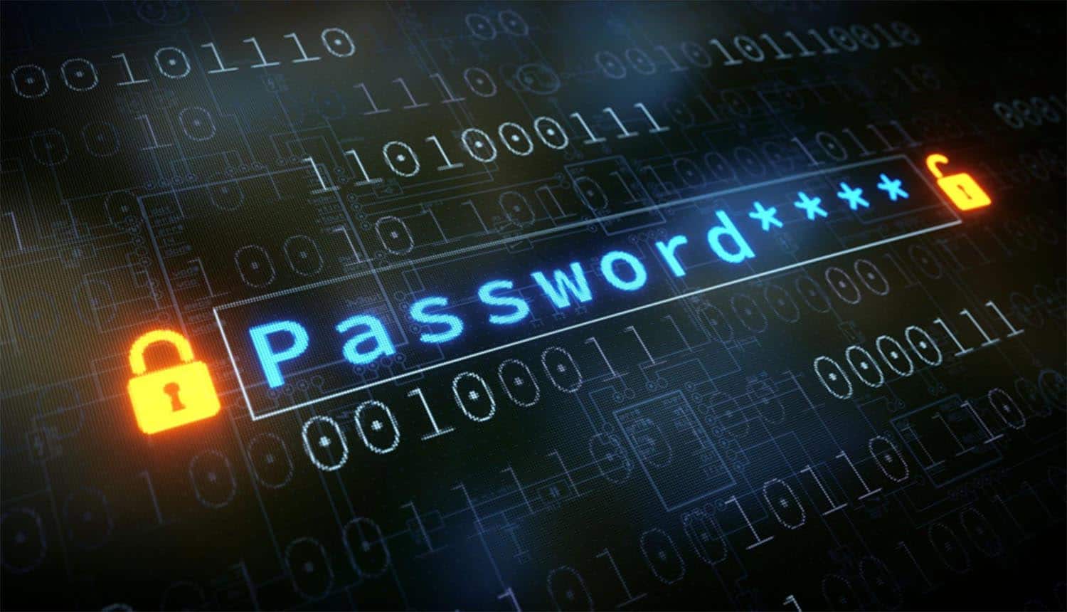 Password field on screen