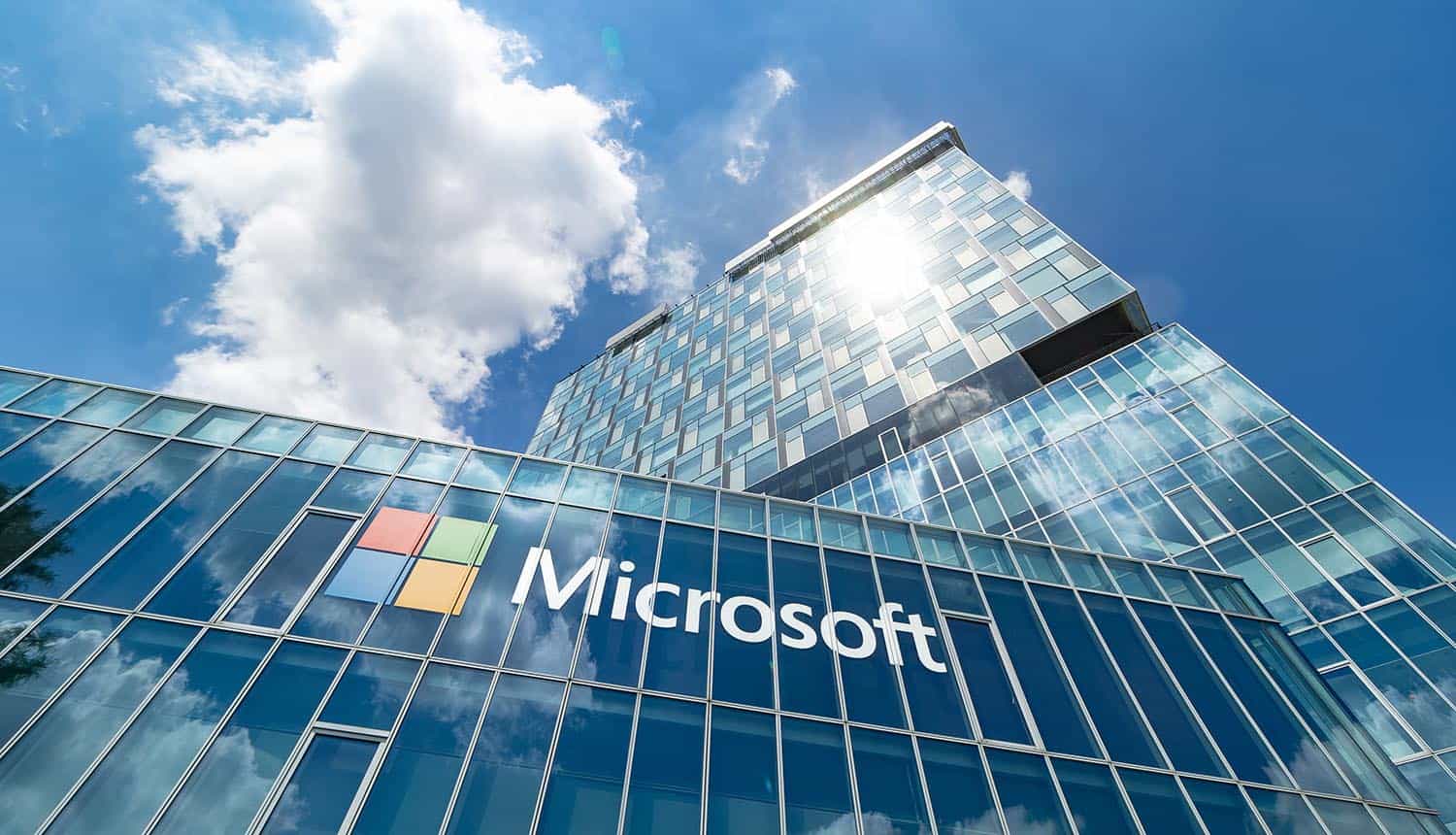 Microsoft office building showing cloud services security review