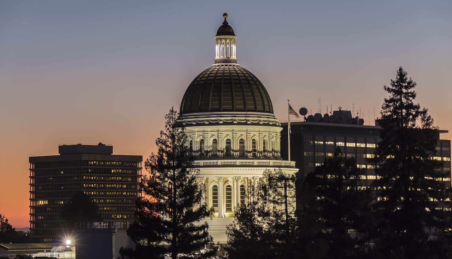 California State Capitol building showing data brokers and personal data