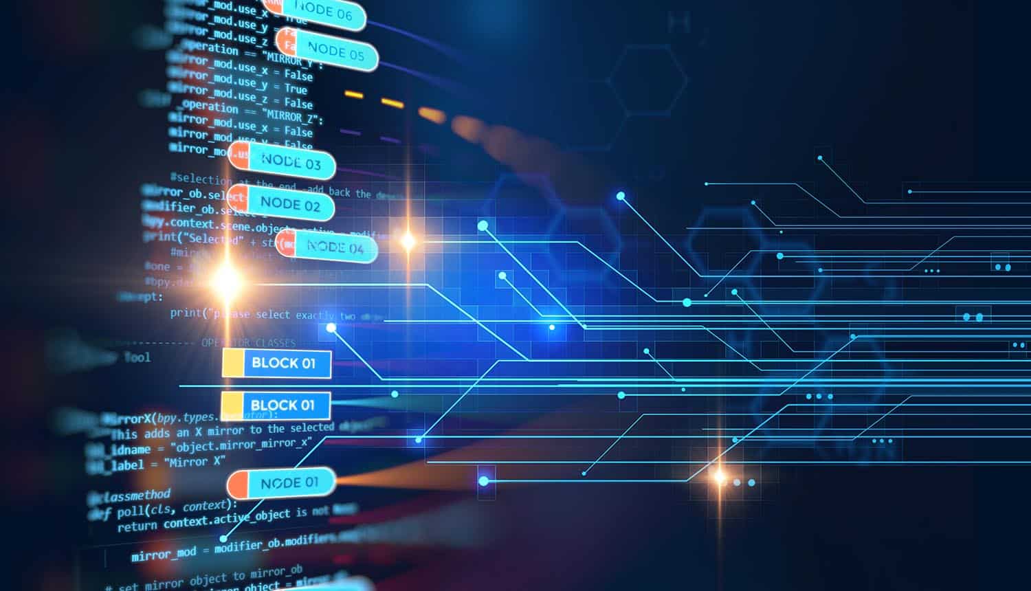 Block chain network and programming concept