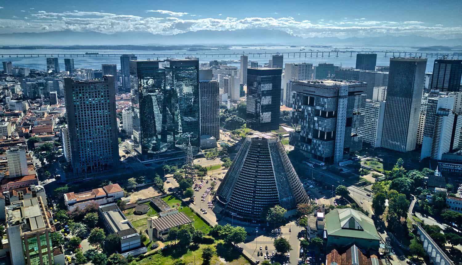 Rio de Janeiro downtown showing generative AI tools halted