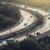Cars on road showing location data of EV vehicles in data leak