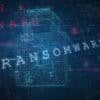 Digital lock showing cyber attack on electric utility