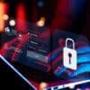 Lock over login screen showing data theft of OAuth tokens