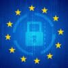 Digital lock and EU flag showing cyber resilience act and vulnerability management
