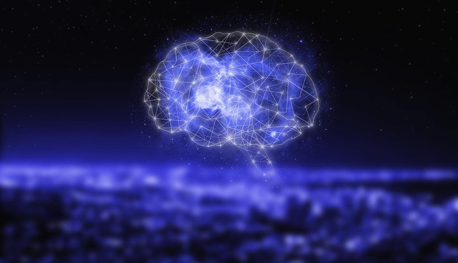 Digital brain showing AI governance