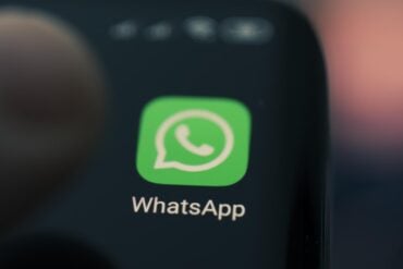 WhatsApp Icon on the screen showing phishing campaign by Russian hackers