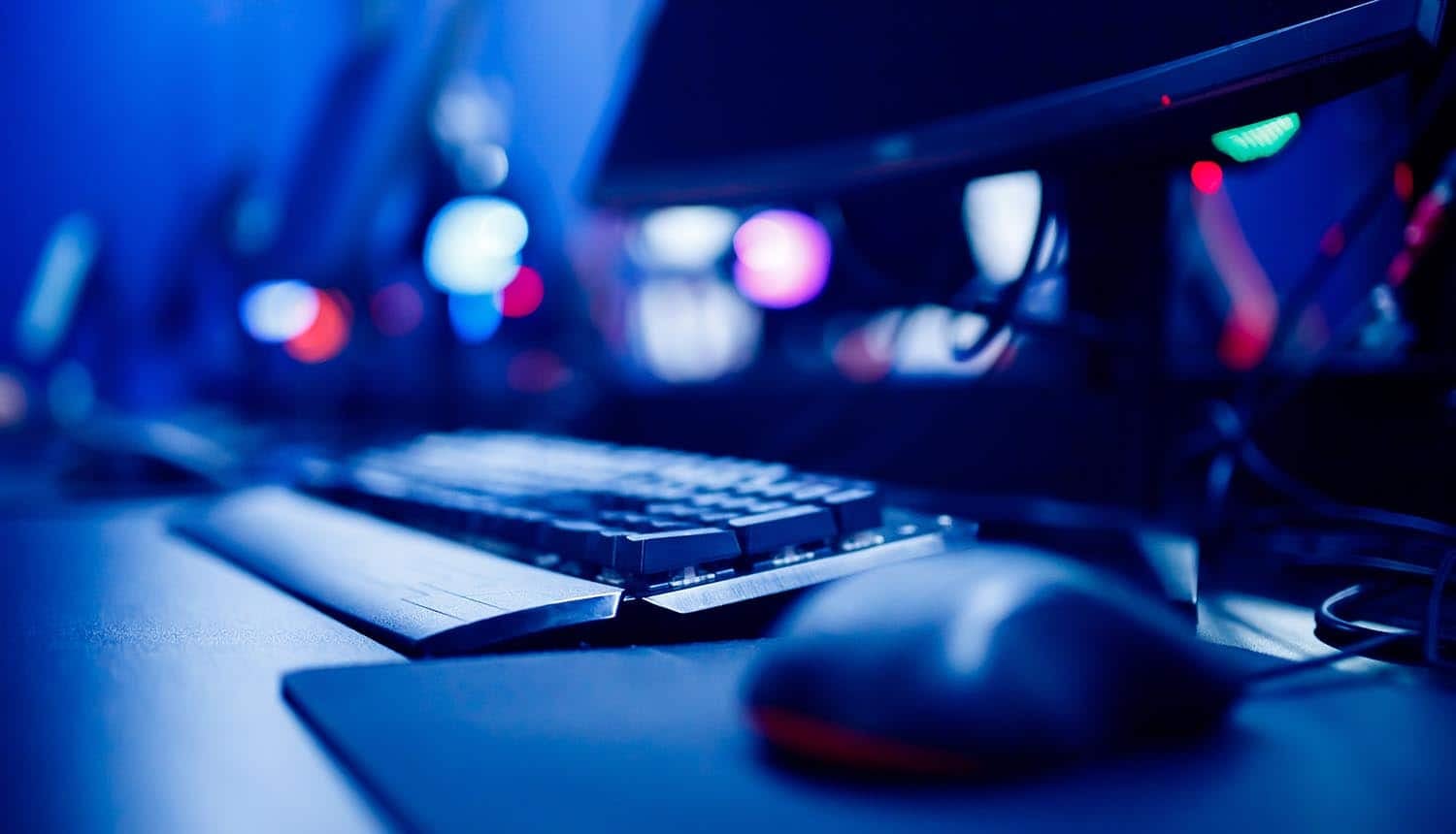 Personal computer showing data breach at game maker