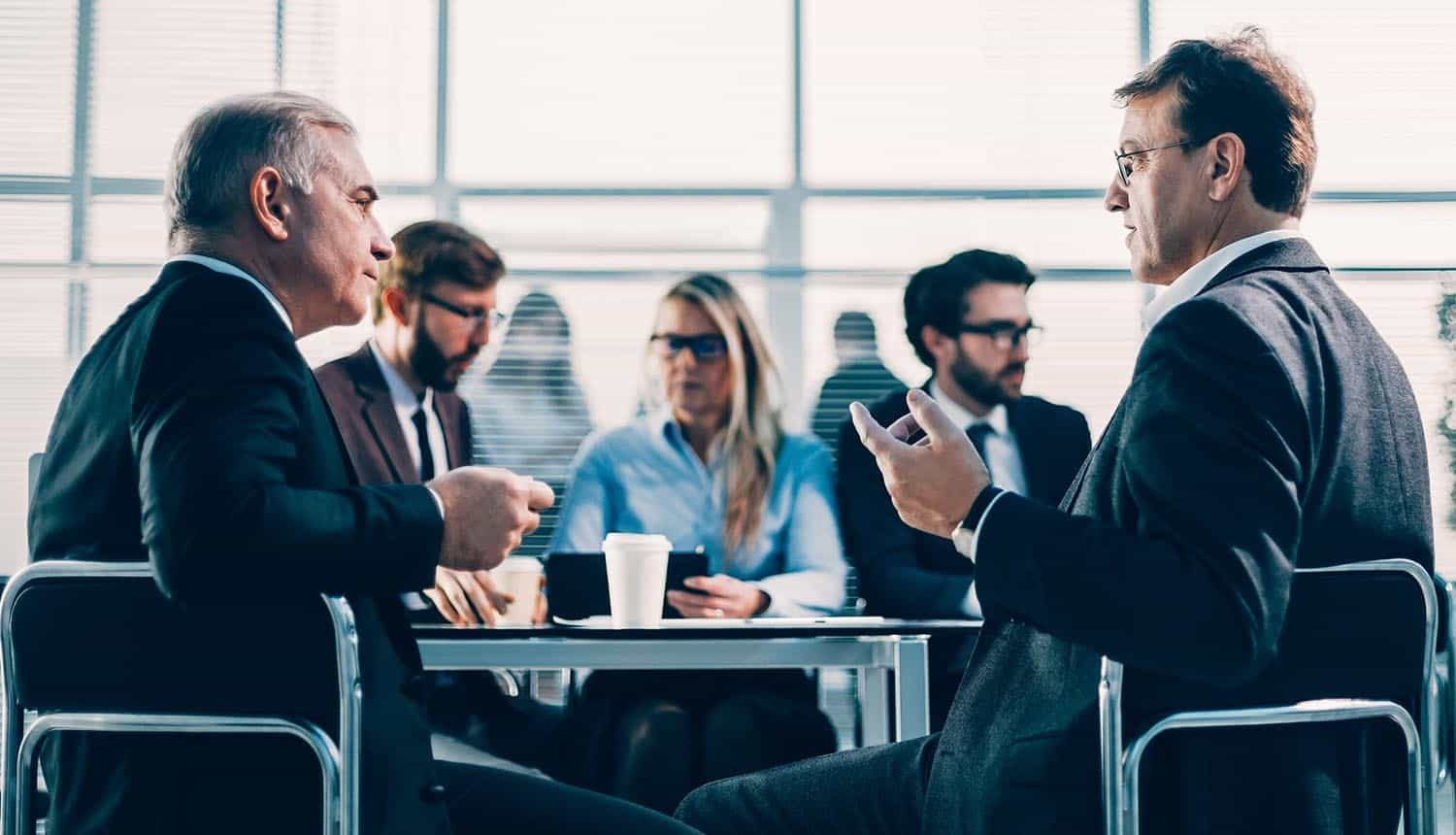 Boardroom meeting showing cyber readiness