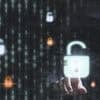 Digital lock showing security flaw in Chrome extension