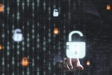 Digital lock showing security flaw in Chrome extension