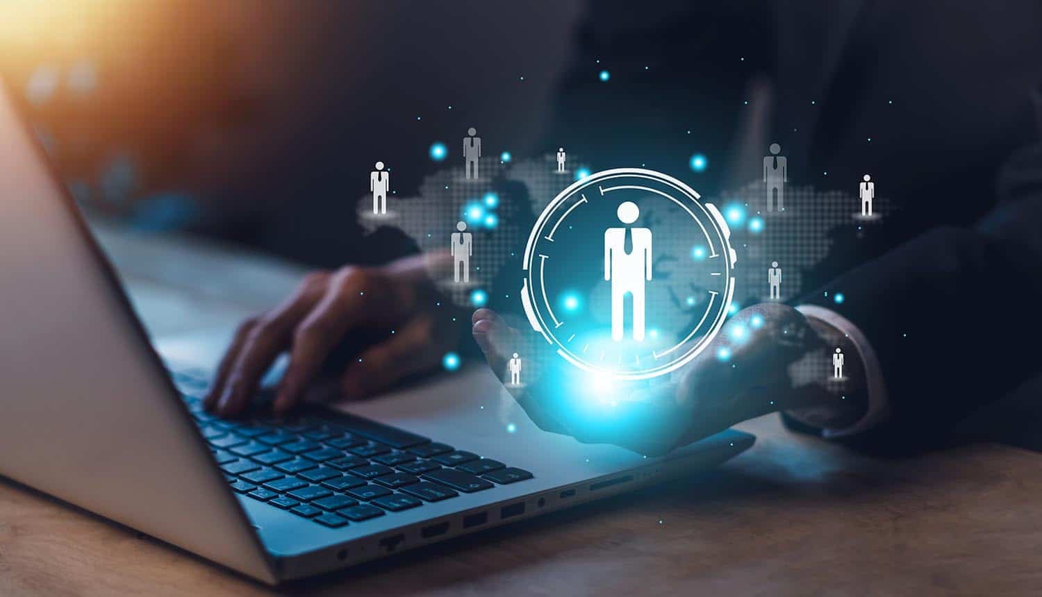 People icons showing Chinese espionage through LinkedIn recruitment