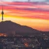 Night view of Seoul showing data breach fine for ecommerce giant