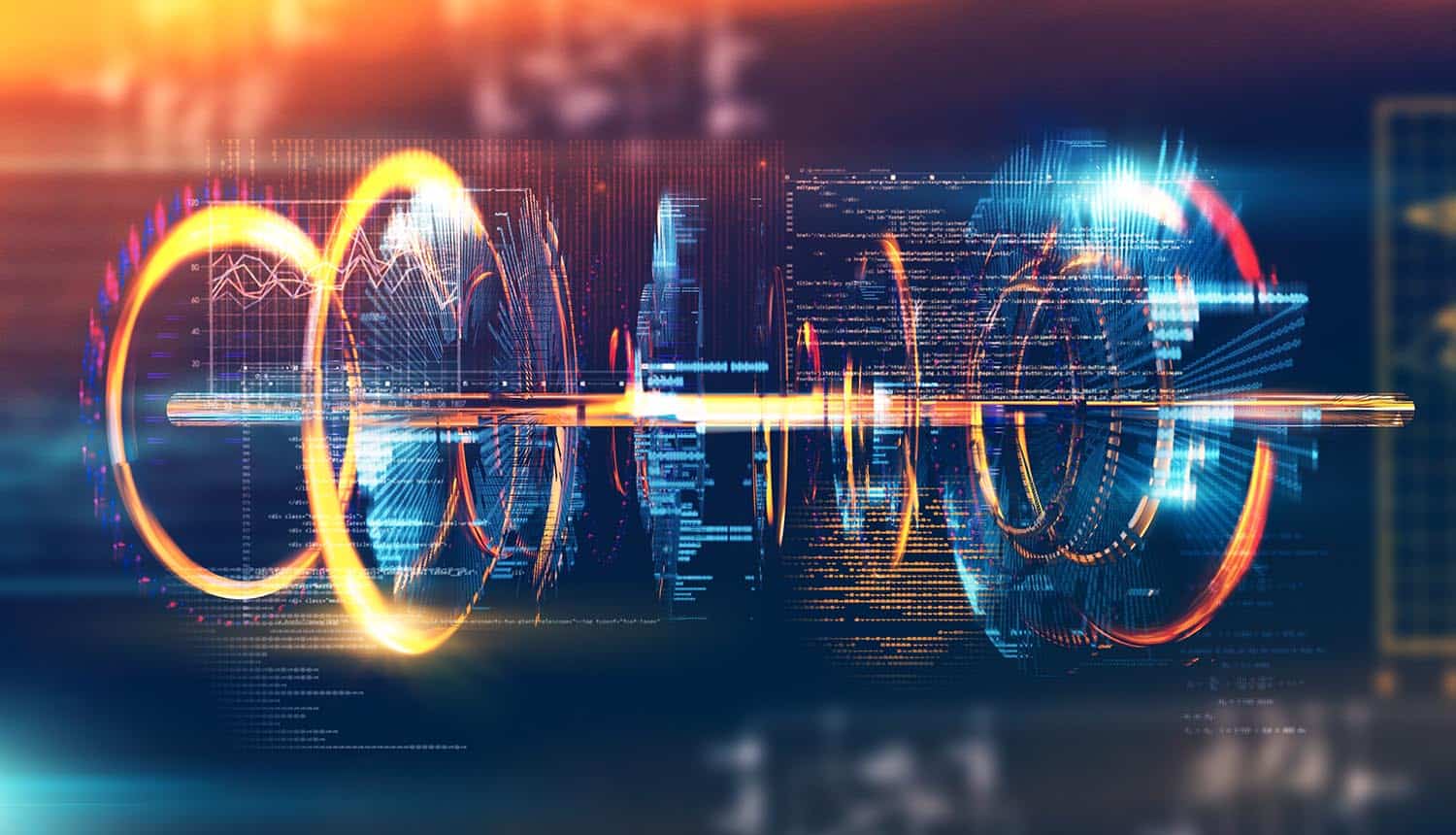 Code and numbers showing quantum-safe
