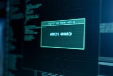 Access granted message on screen showing Iraninan hackers breached transit system