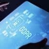 GDPR on screen showing AI agents