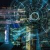 AI on digital landscape showing security vulnerabilities