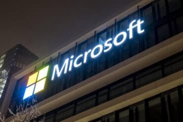 Microsoft building showing Mythos AI and security vulnerabilities