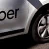 Uber logo branded car showing GDPR fine